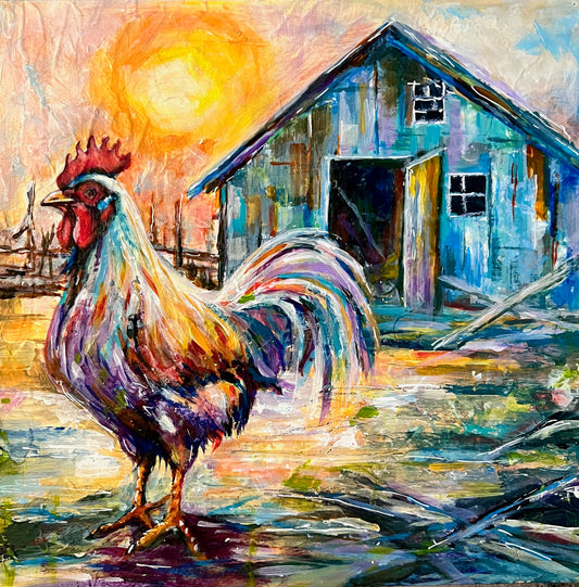 Morning in the Barn