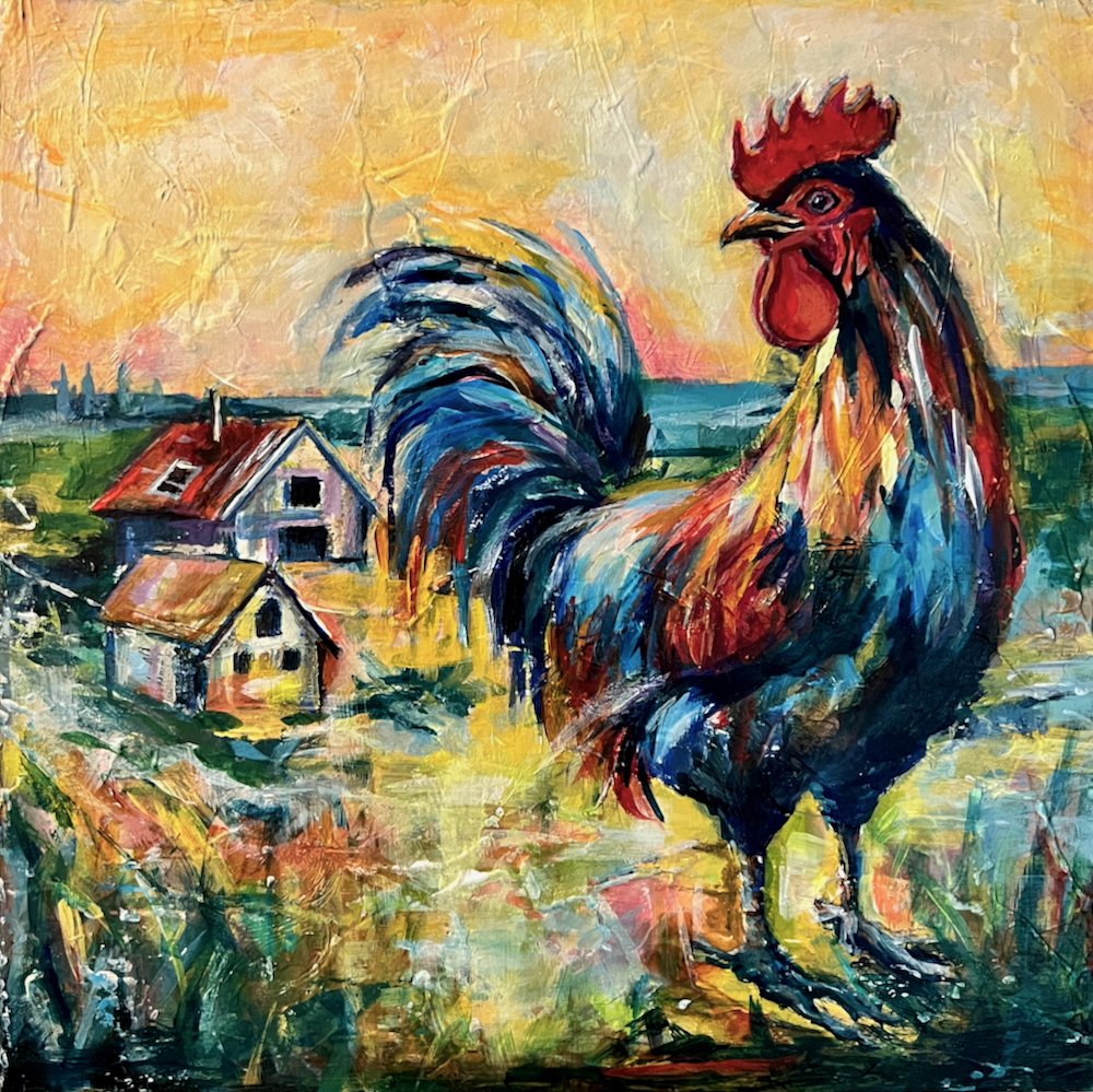 Sunrise In The Farm