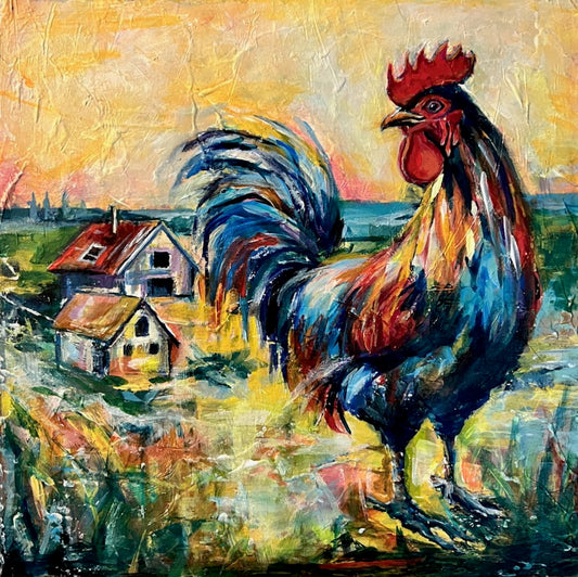 Sunrise In The Farm